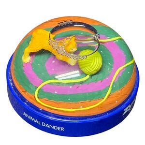 Zyrtec Allergy Animal Dander Tabby Cat Snow Globe